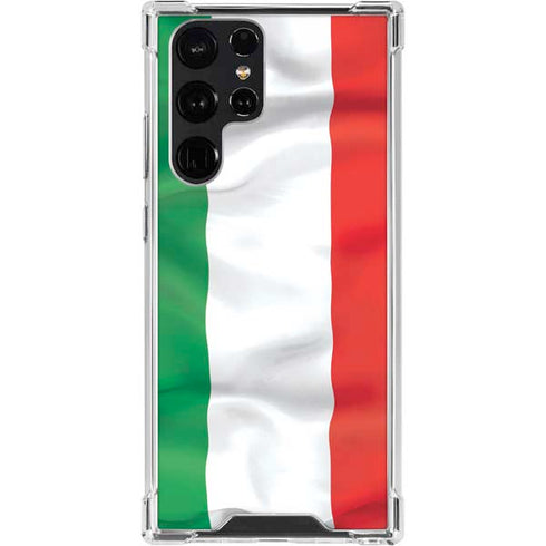 Italy Flag Galaxy S23 Ultra Clear Case